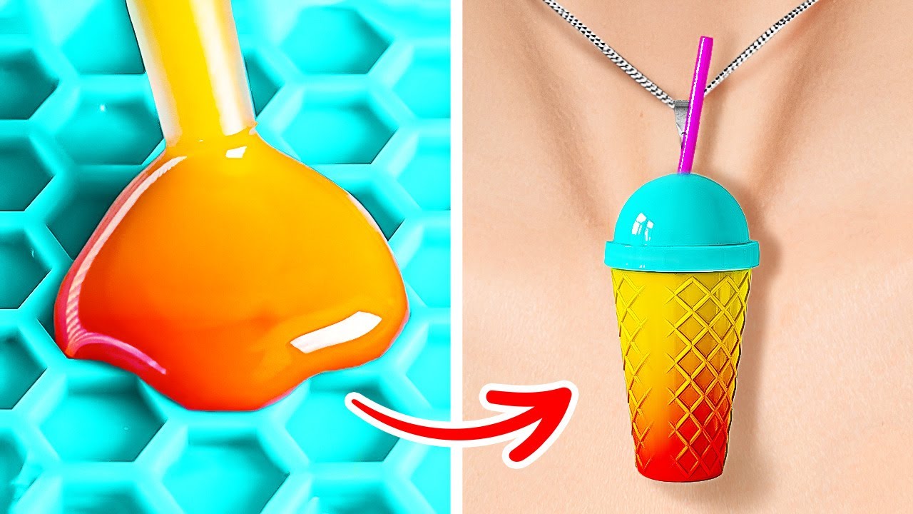 Amazing Mini Crafts And Diy Accessories With 3d-pen Clay Glue Gun And Resin
