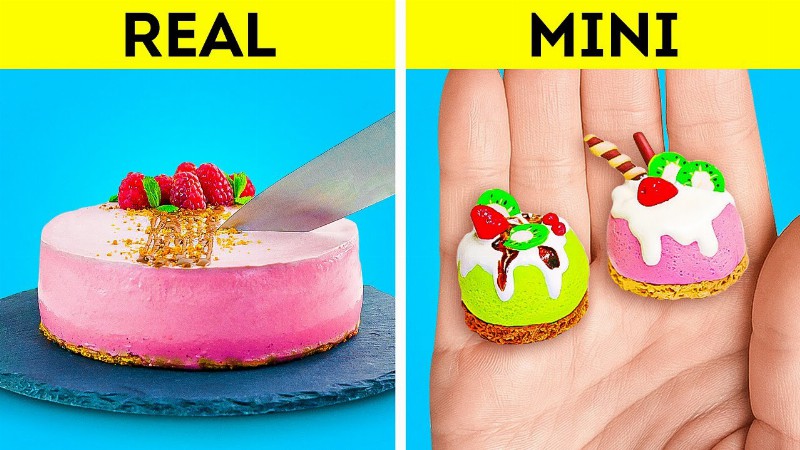 Amazing Mini Crafts :: Cool Ideas With Polymer Clay And Epoxy Resin Diys