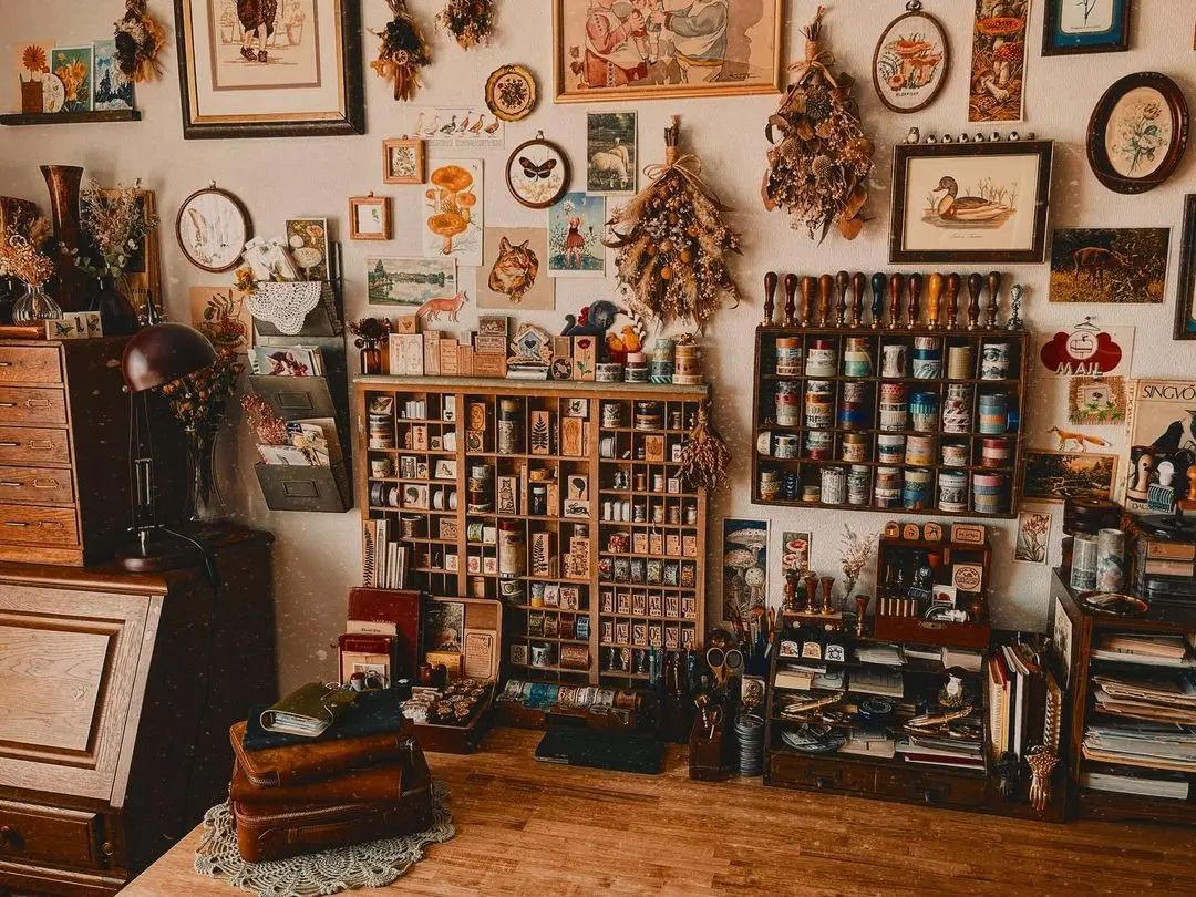 Best Craft Rooms #craftrooms - Reposted from #vintage_papergarden