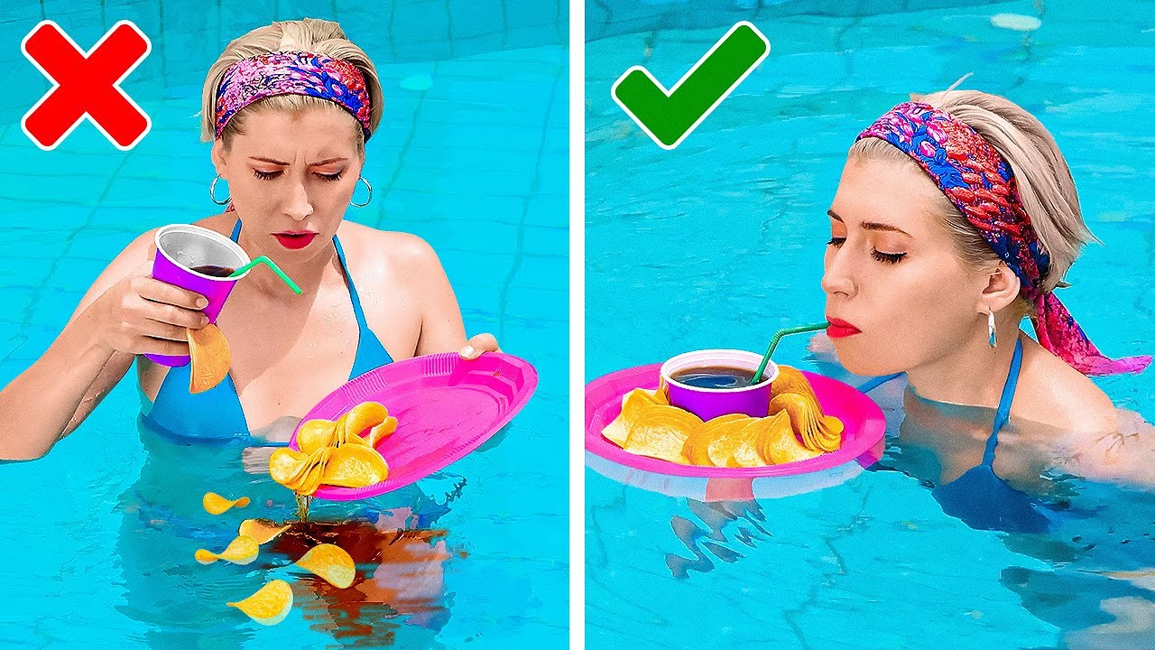 Best Swimming Pool Hacks :: Everyday Hack For Hot Days