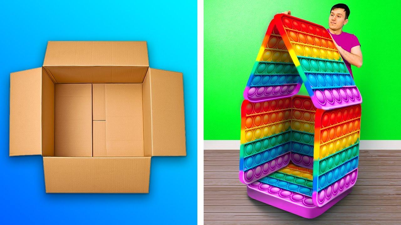 Cute Cardboard Crafts And Diy Playhouse Ideas You'll Want To Try