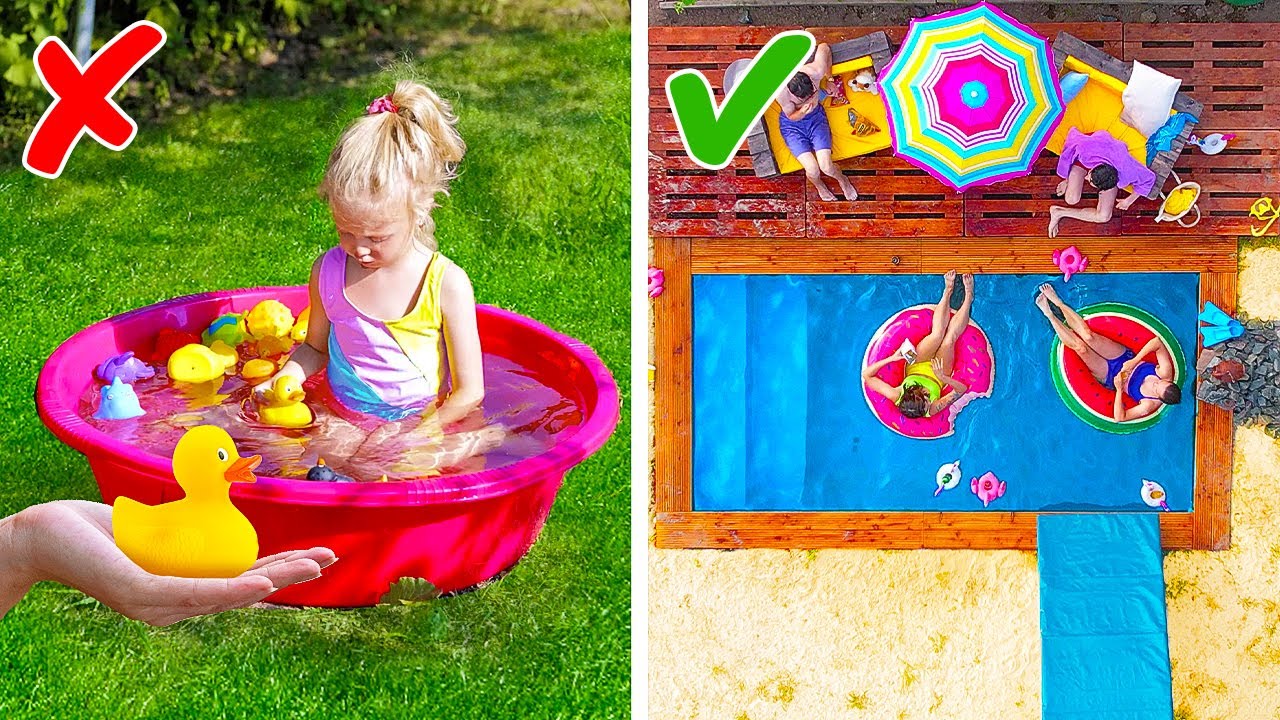 image 0 Diy Giant Backyard Pool :: Easy Backyard Decor Ideas For Parents And Kids