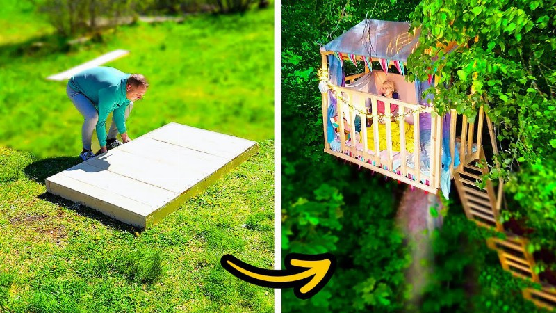 Diy Treehouse For Summer Evenings :: Best Summer Crafts For Your Backyard