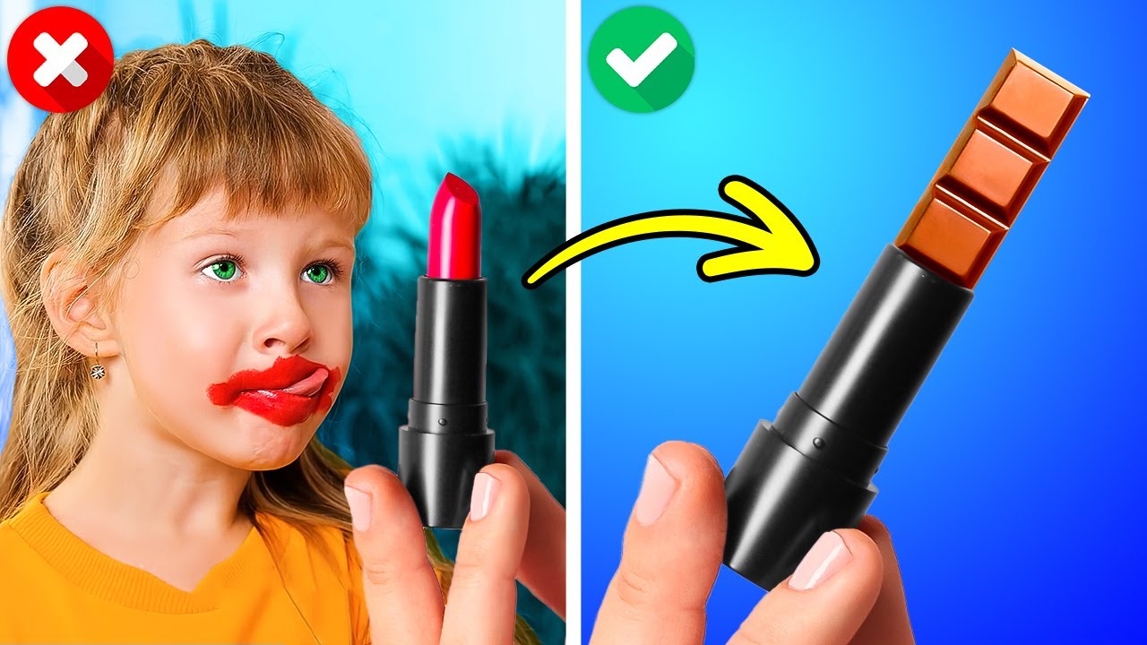 image 0 Edible Lipstick? 💄🍫 :: Best Parenting Hacks And Crafts To Make Your Kids Happier