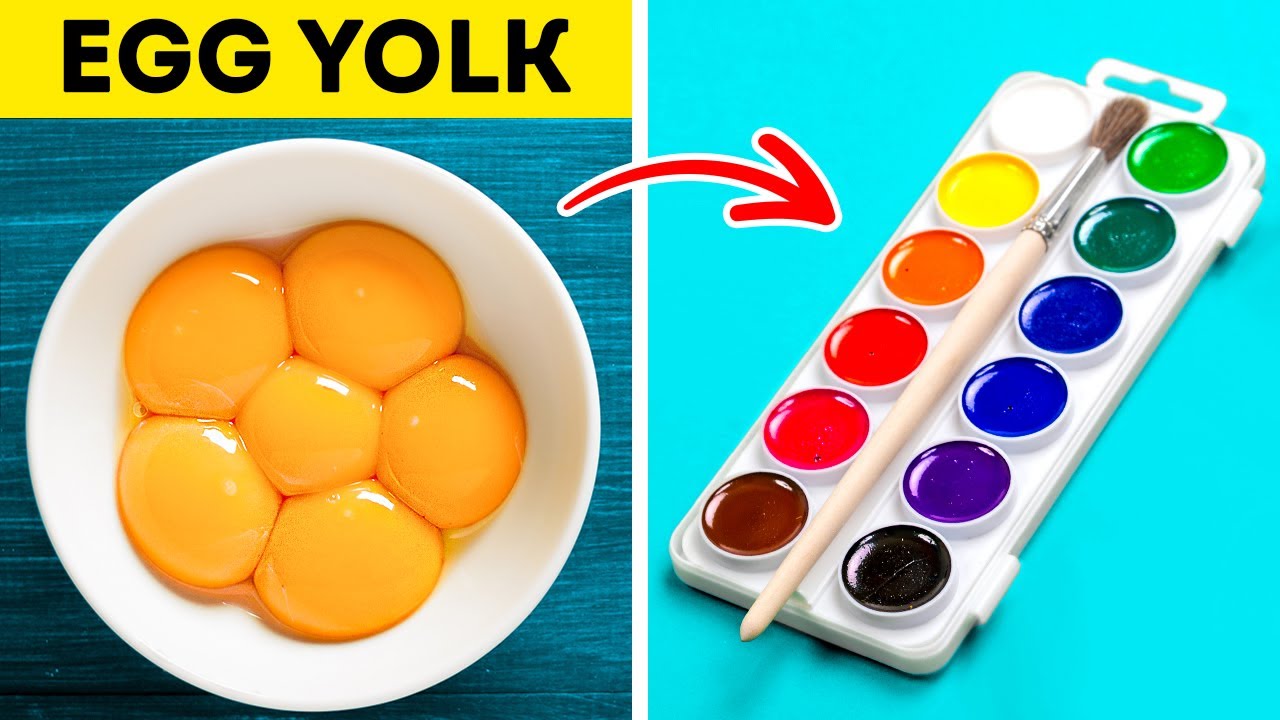 image 0 Egg Yolk Color Paints 🍳🎨 :: Jaw-dropping Art Techniques Drawing Tips And Painting Tricks