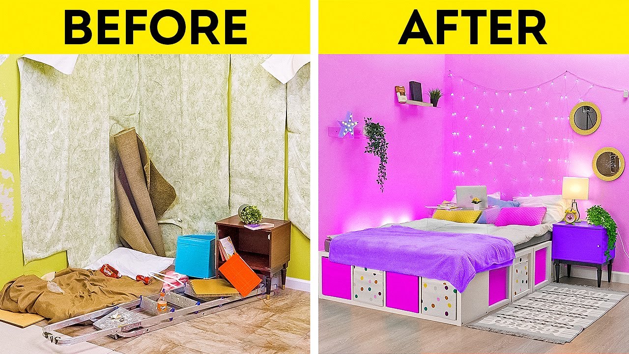 Extreme Room Makeover :: Cool Home Decorating Hacks