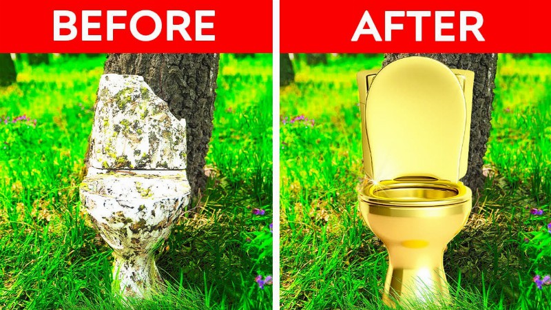 image 0 Extreme Toilet Renovation :: Smart Bathroom Hacks For All Occasions