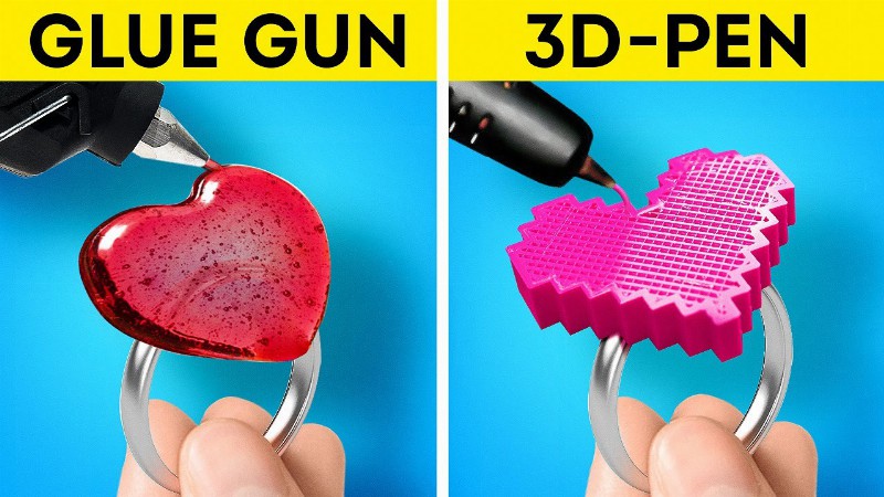 image 0 Glue Gun Vs. 3d Pen! : Epic Battle Of Colorful Crafts And Diy Ideas