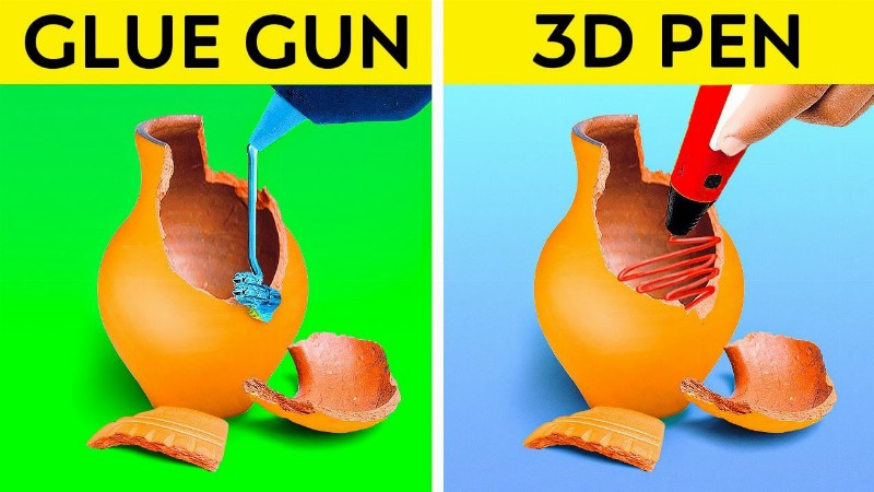 image 0 How To Repair Anything With Glue Gun Vs 3d Pen