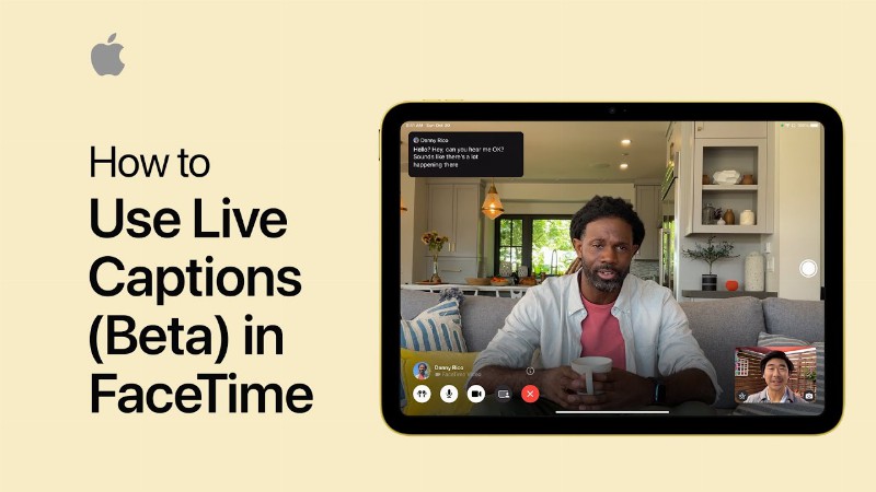 How To Use Live Captions In Facetime On Iphone And Ipad : Apple Support