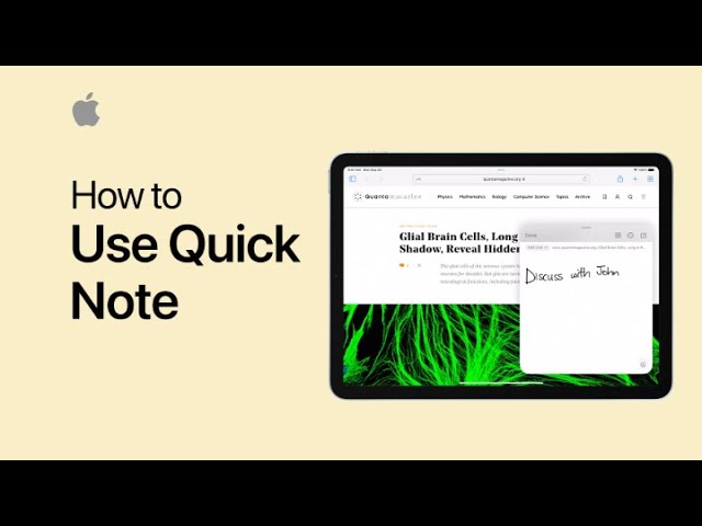 image 0 How To Use Quick Note On Ipad : Apple Support