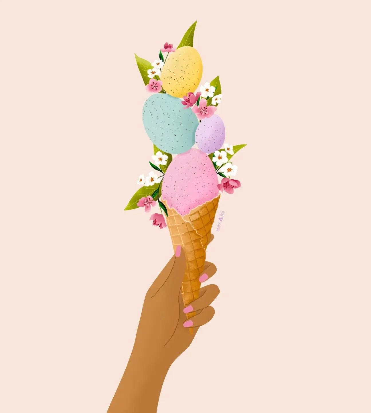 Ice cream but make it Easter