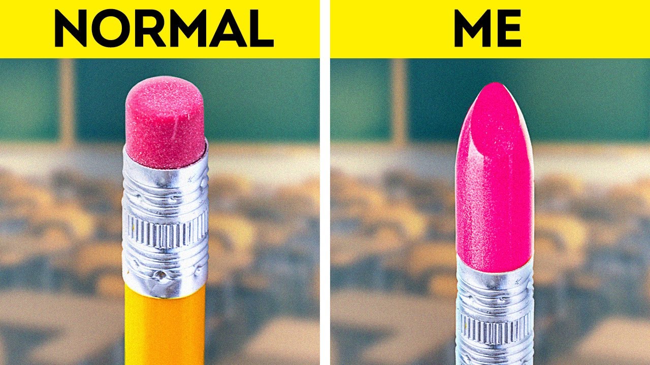 Normal Student Vs. Me : Funny And Useful School Hacks And Easy Cheating Tricks You Have To Know