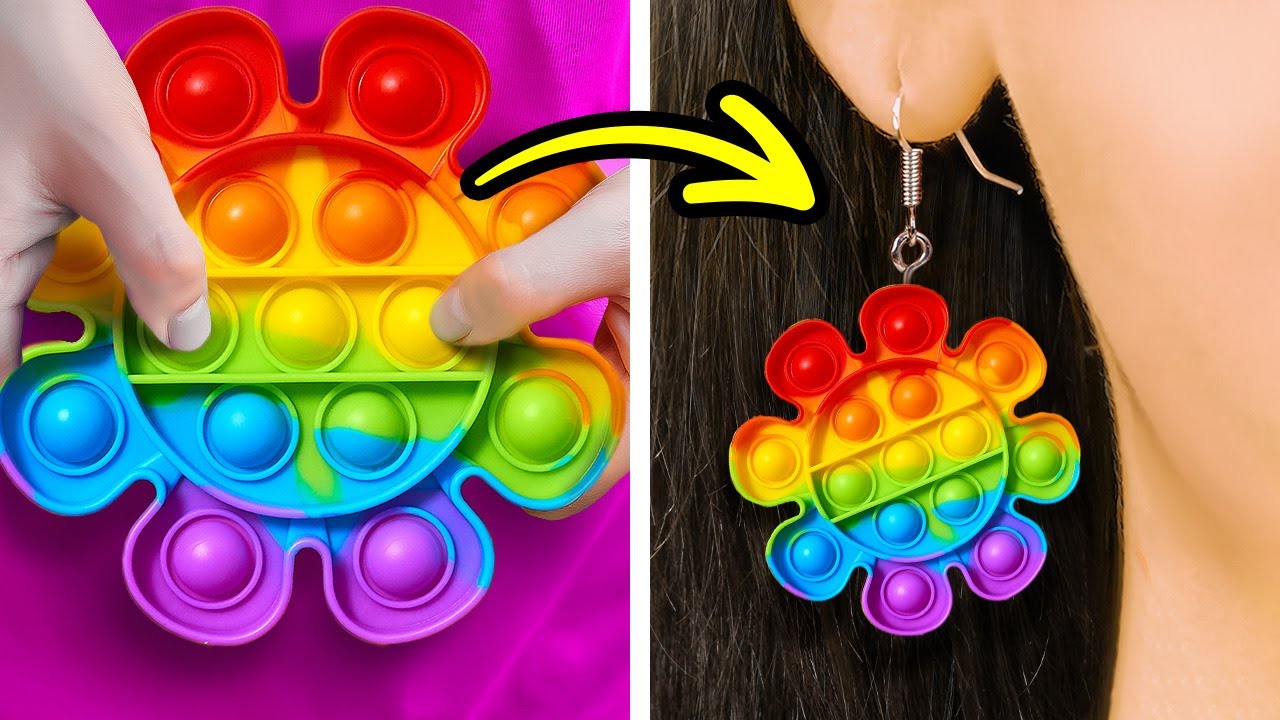 image 0 Rainbow Pop It Crafts : Cool Diy Ideas With Fidget Toys That Will Satisfy You