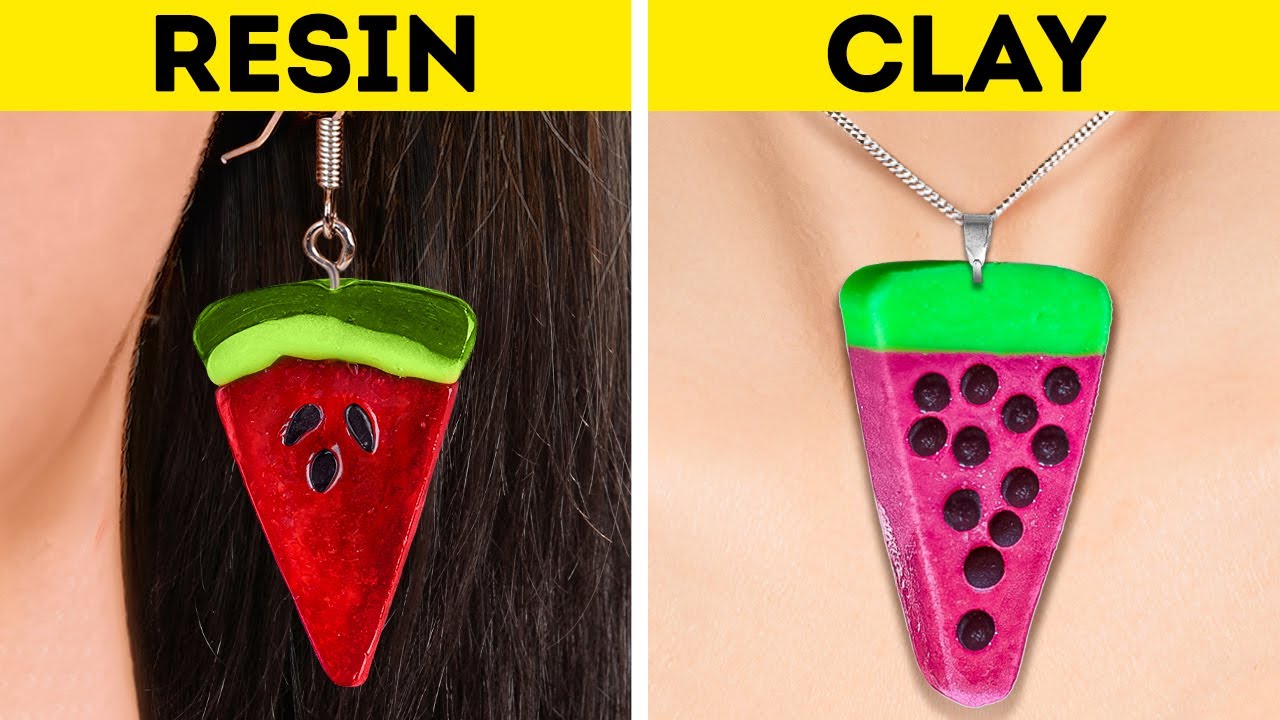Resin Vs. Clay :: Colorful Diy Jewelry Mini Crafts And Accessories To Save Your Money