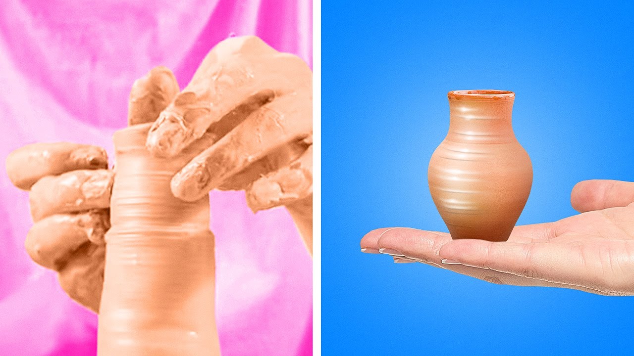 Satisfying Clay Pottery Ceramic Crafts And Epoxy Resin Diys For Beginner