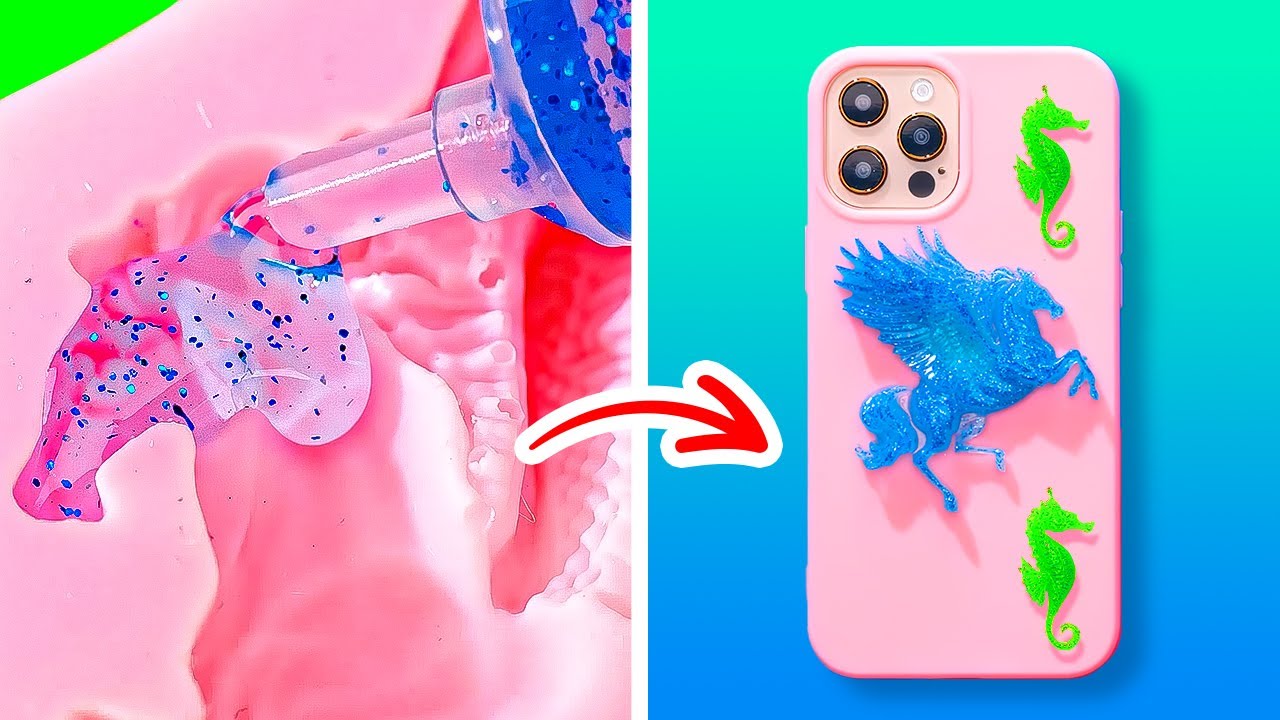 image 0 Unicorn Phone Case And Other Epoxy Resin Ideas :: Cute Mini Crafts Diy Jewelry And Accessories